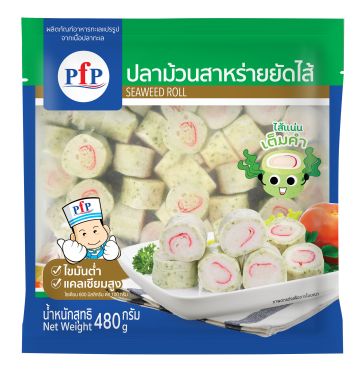 PFP ปลาม้วนสาหร่ายยัดไส้ (ซีวิดโรล) ผลิตภัณฑ์แช่แข็ง (480 ก./แพ็ค) ส่งกรุงเทพและปริมณฑล